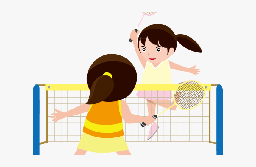 Image Royalty Free Library Badminton Badmitton Free - Playing Badminton Clipart, HD Png Download, Free Download