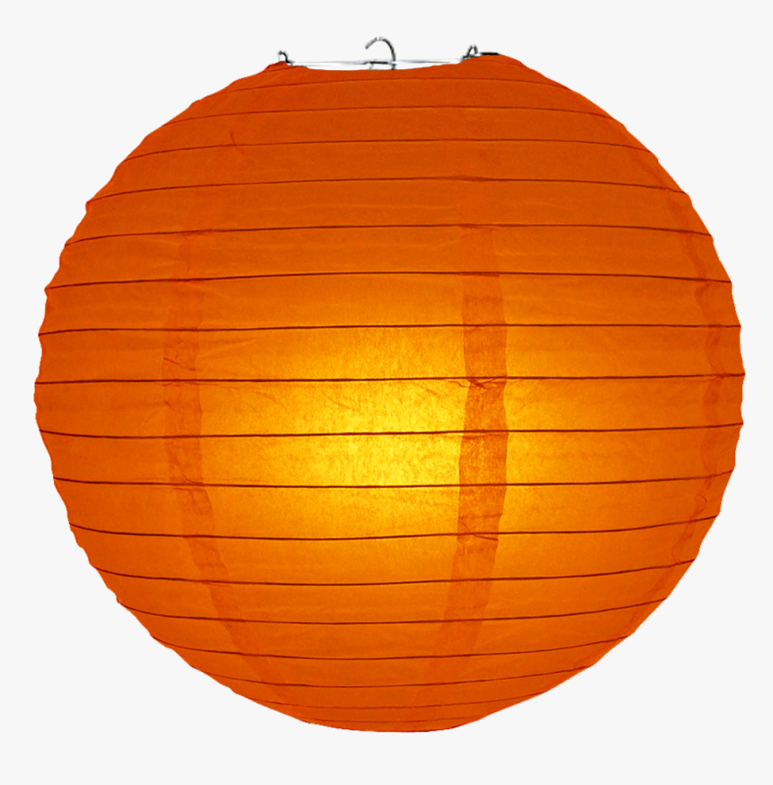 Japanese Paper Lantern - Orange Paper Lantern Png, Transparent Png, Free Download