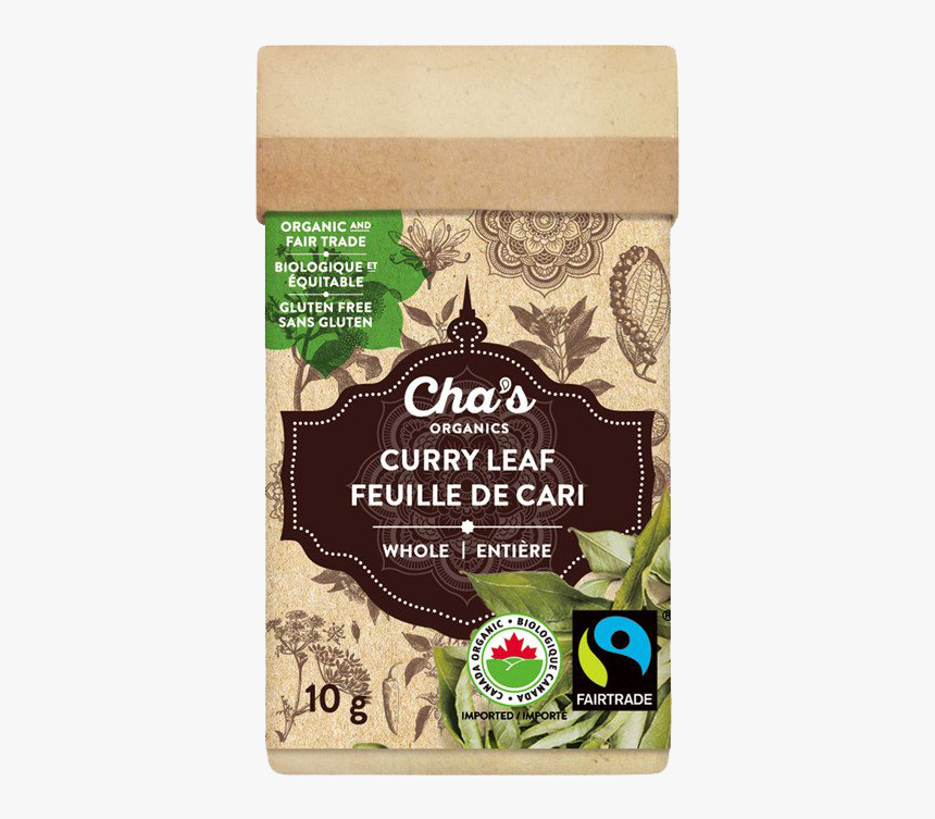 Cha"s Organics Curry Leaf, Whole - Cha's Organics Ground Turmeric, HD Png Download, Free Download