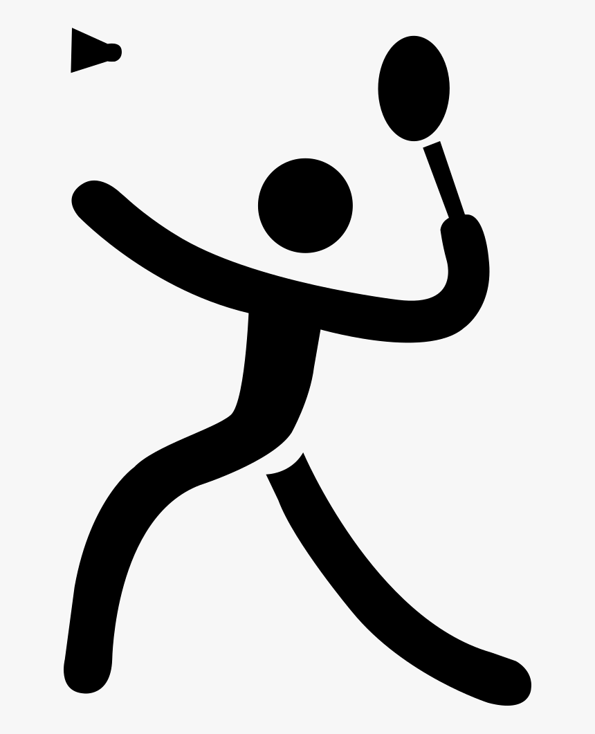 Transparent Basketball Icon Png - Icon Badminton Black And White, Png Download, Free Download