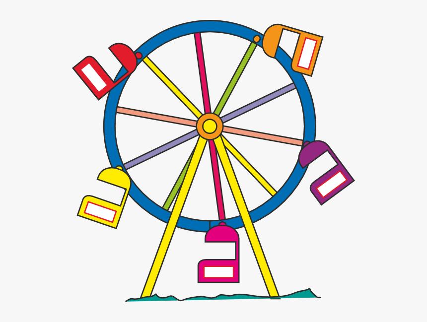 Ferris Wheel Clip Art, HD Png Download, Free Download