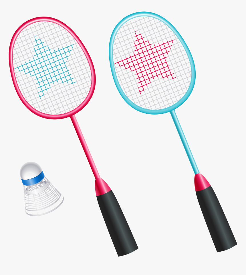 Badminton Png Transparent Images - Badminton Racket And Shuttlecock Clipart, Png Download, Free Download