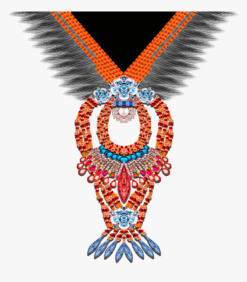 Kaftan Neck Design,neck Design,neck Design For Kurti,neck - Neck Design For Kaftan, HD Png Download, Free Download