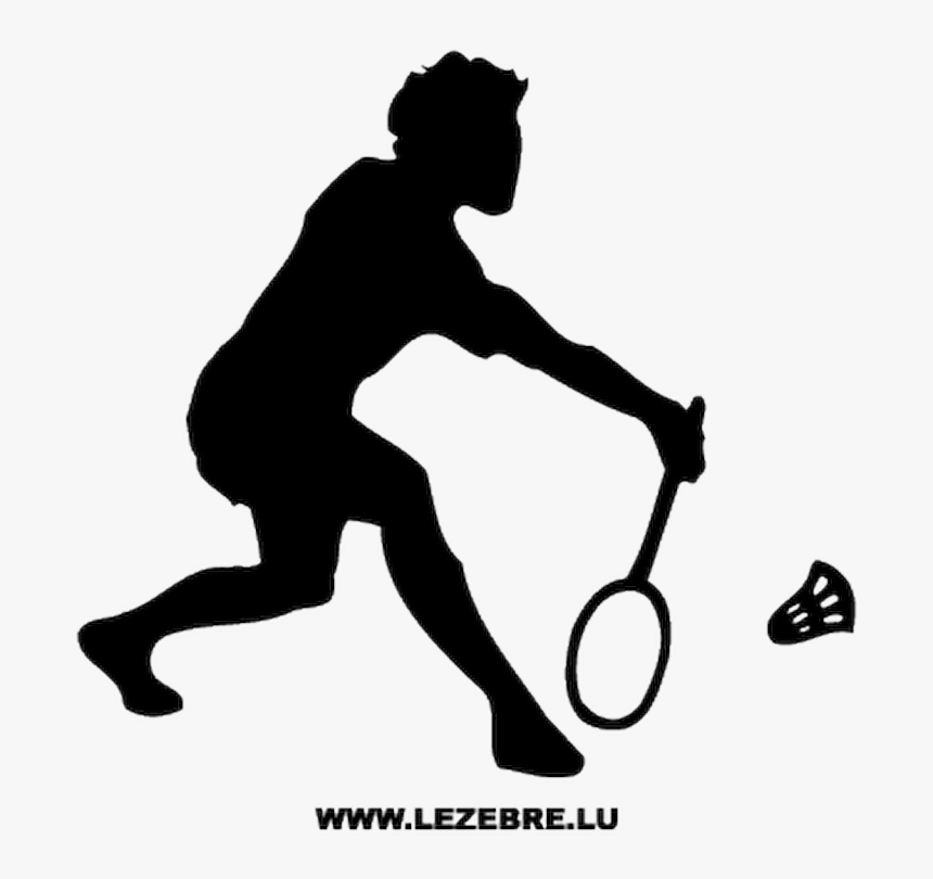 Badminton Man Line Art, HD Png Download, Free Download