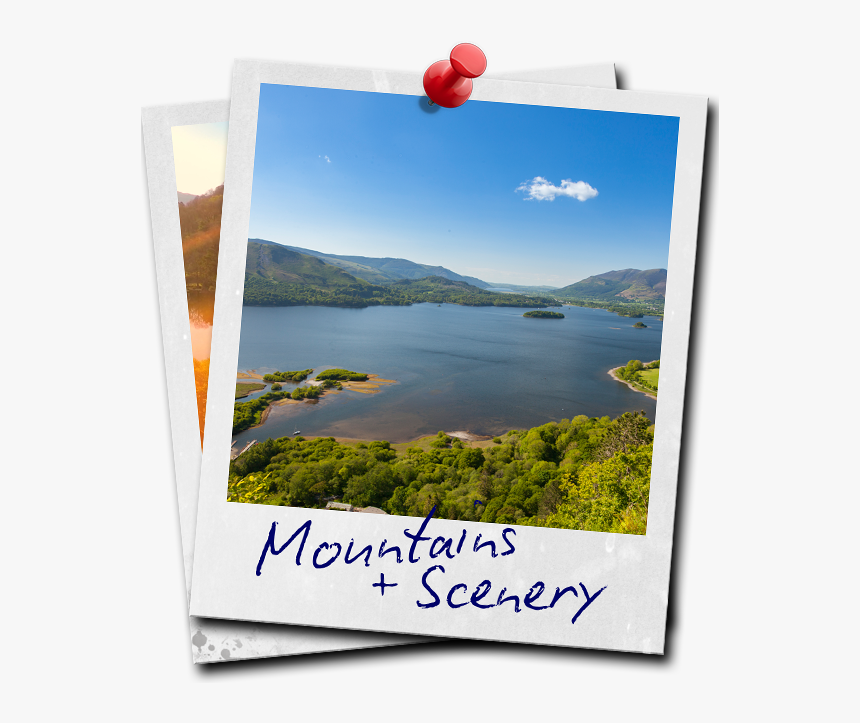 Mountains & Scenery Polaroid - Tarn, HD Png Download, Free Download
