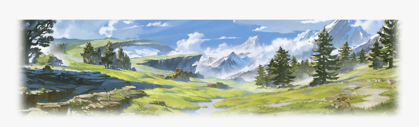 Mount Scenery , Png Download - Painting, Transparent Png, Free Download