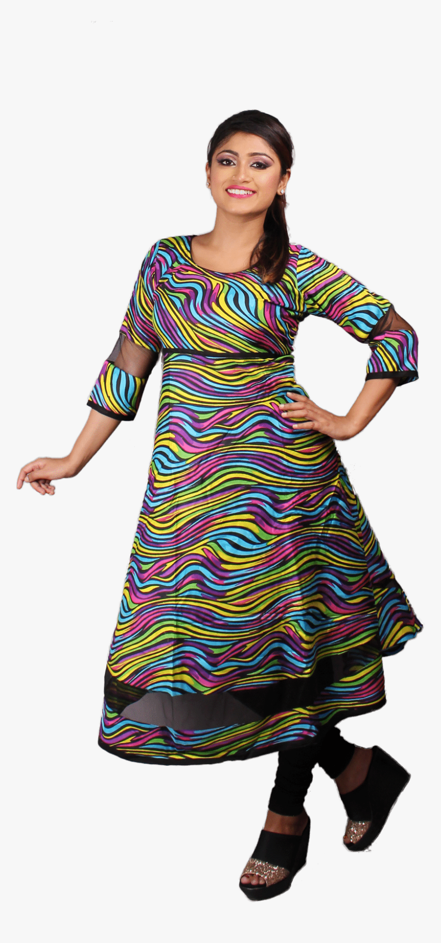 Casual Wear Rayon Kurti - Day Dress, HD Png Download, Free Download
