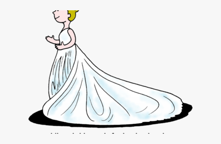 Wedding Dress Clipart Artwork - Illustration, HD Png Download, Free Download