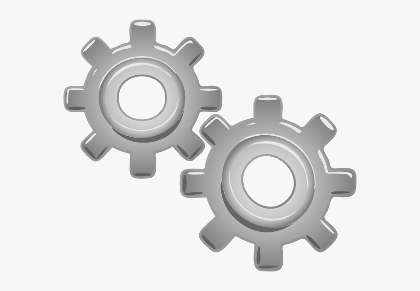 Gears Motion Motor Engine 3 Clip Art At Clkerm Vector - Engine Clipart, HD Png Download, Free Download