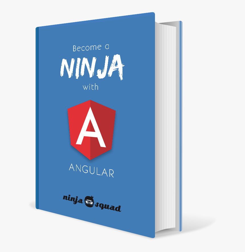 Ebook Cover Png - Become A Ninja With Angular, Transparent Png, Free Download