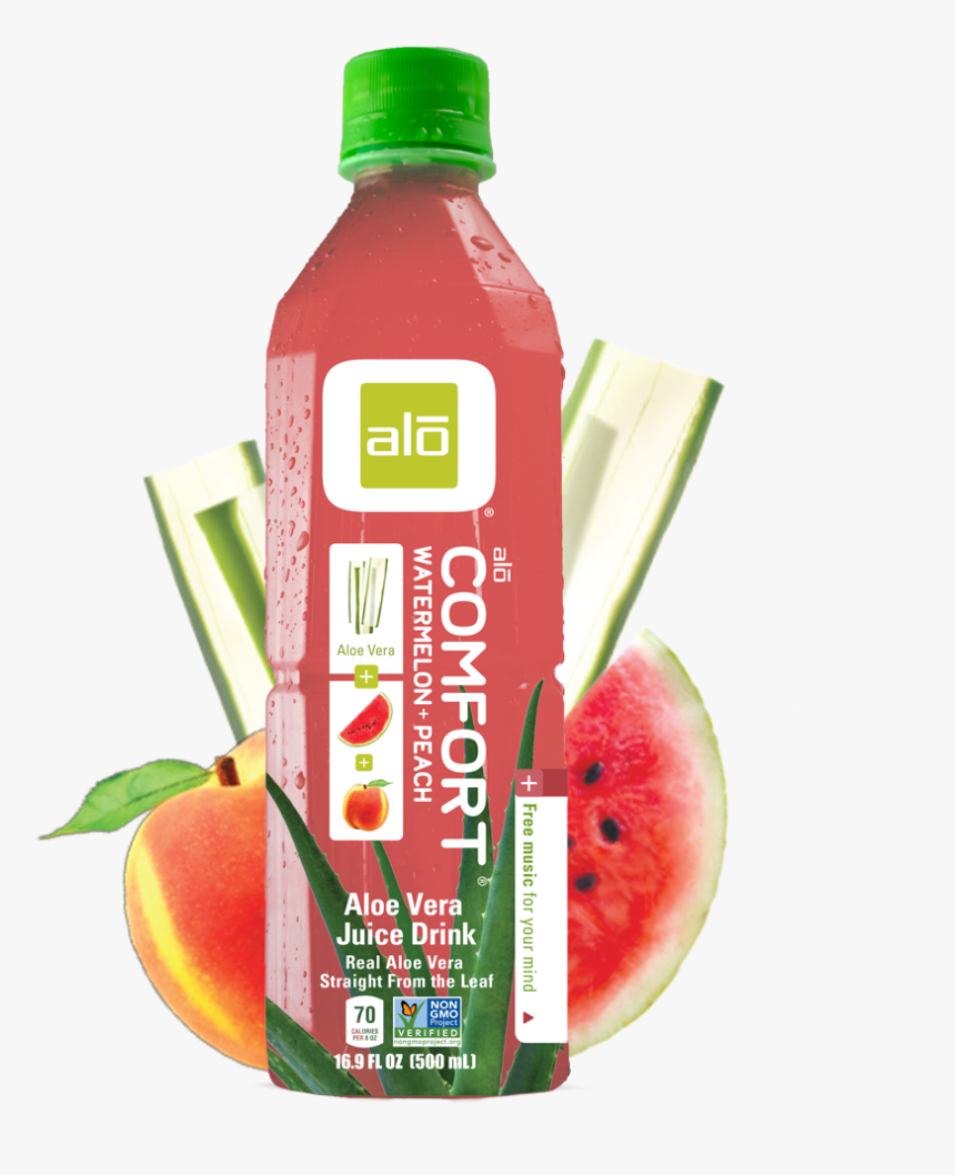 Alo Comfort Watermelon Peach - Aloe Vera Watermelon Peach, HD Png Download, Free Download