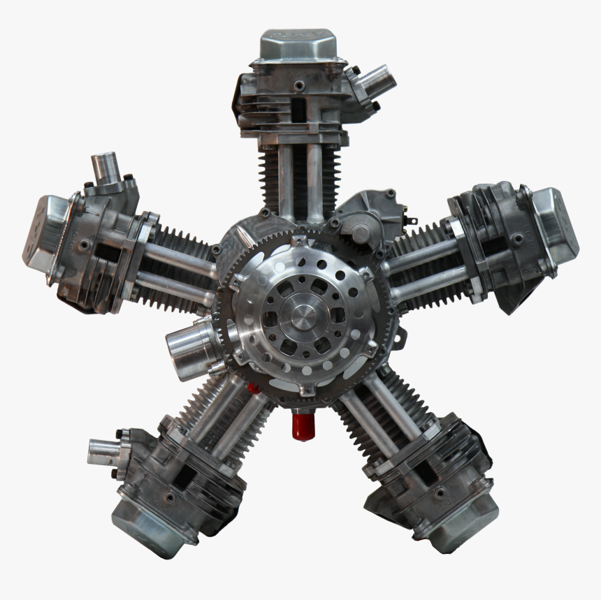 Motors Png Image - 5 Cylinder Star Engine, Transparent Png, Free Download