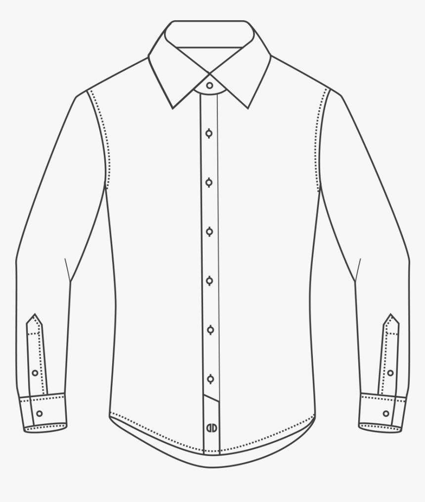 Clipart Shirt Formal Shirt - Components Of At Shirt, HD Png Download, Free Download