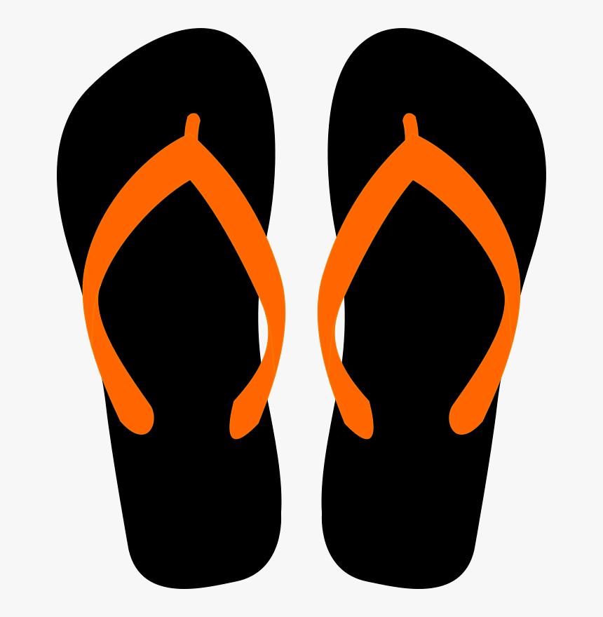 Free Flipflops - Transparent Background Flip Flops Clip Art, HD Png Download, Free Download