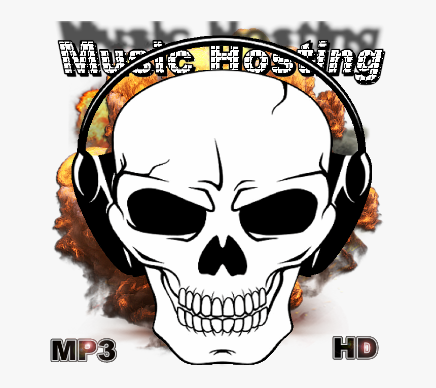 Music Hosting - Skull, HD Png Download, Free Download