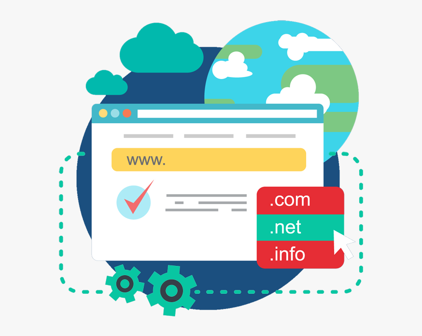 Hosting & Domain - Domain And Hosting Service, HD Png Download, Free Download
