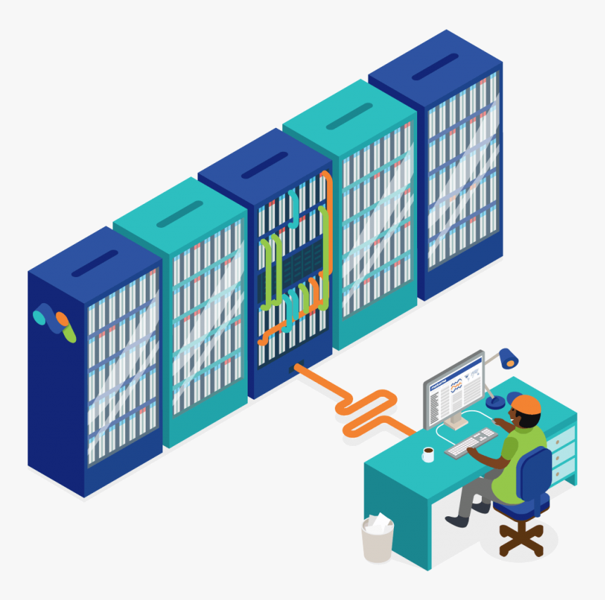 Data Center Network 3d Free, HD Png Download, Free Download