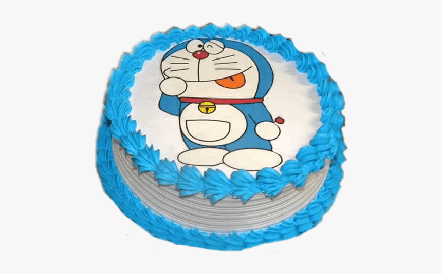 Birthday Cake Png Doremon, Transparent Png, Free Download