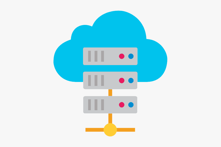 Image Of Web Hosting Server - Transparent Background Cloud Server Icon, HD Png Download, Free Download