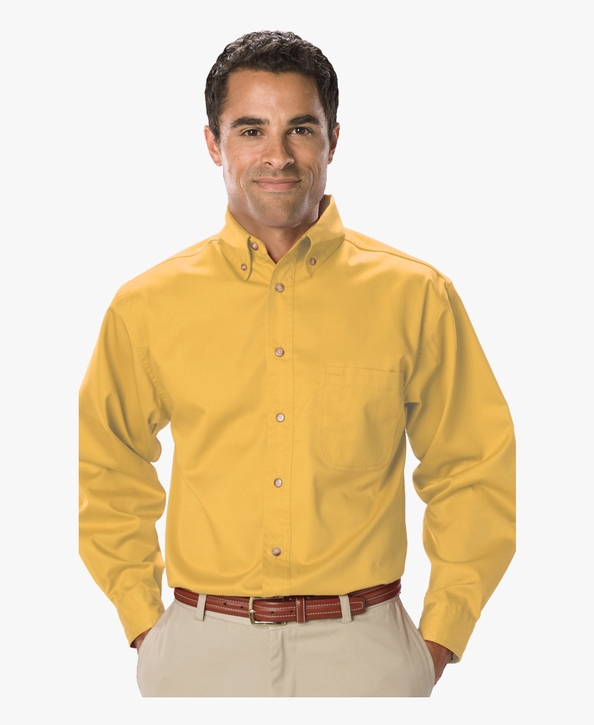 Mens Long Sleeve Teflon Twill - Gentleman, HD Png Download, Free Download