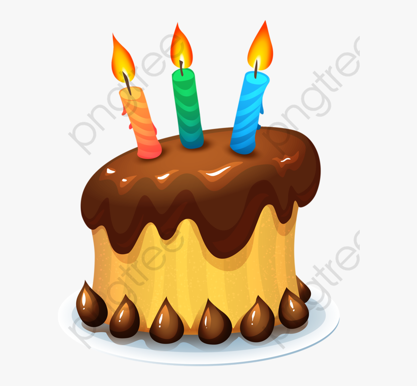 Birthday Cake Clipart Candle - Boy Birthday Cake Png, Transparent Png, Free Download