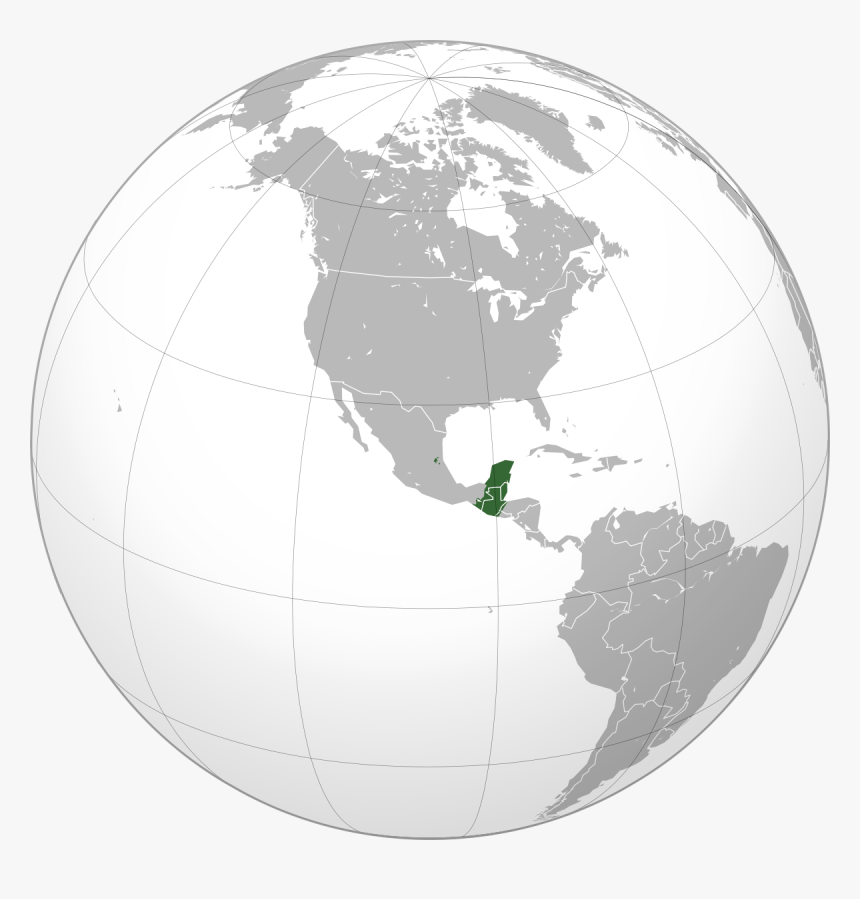 Transparent Bandera De Honduras Png - Central America Globe, Png Download, Free Download