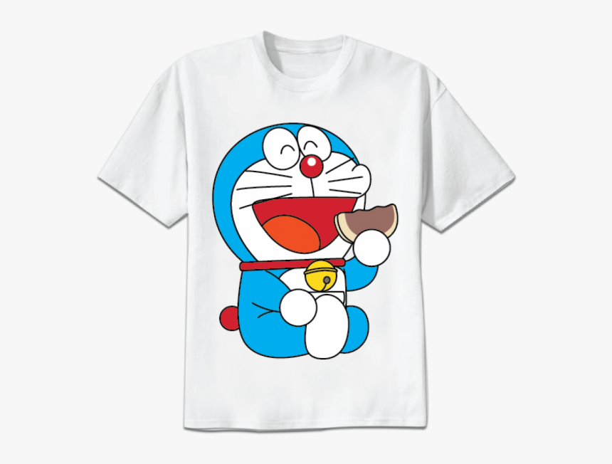 Áo Thun Doremon - Doraemon With Dora Cake, HD Png Download, Free Download