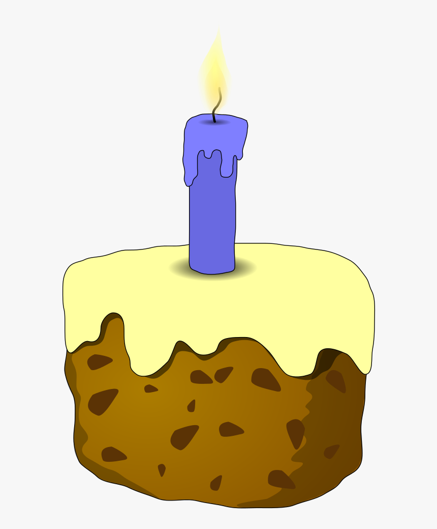 File Cake And Svg - Background With Cake And Candle, HD Png Download, Free Download