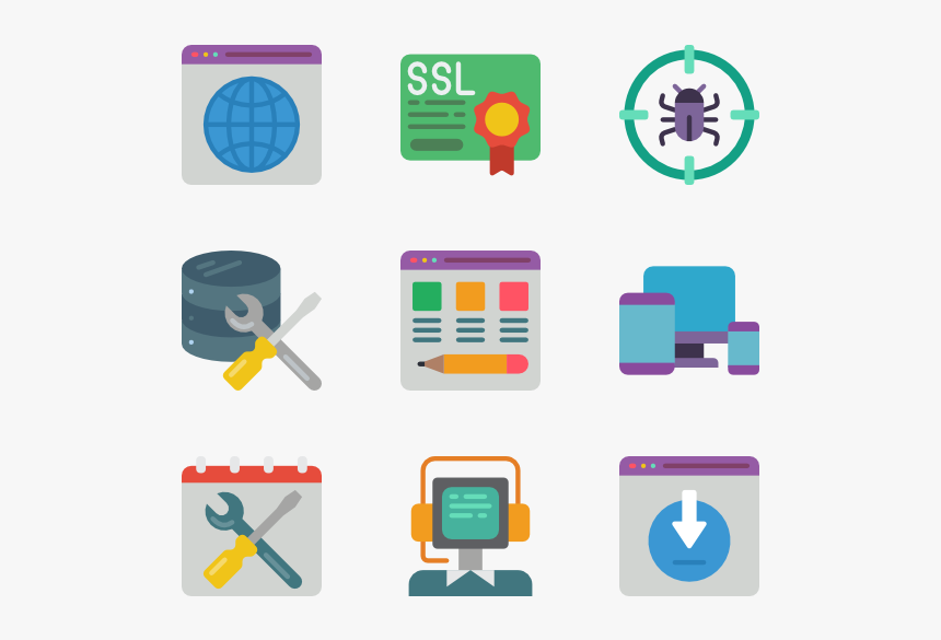 Web Hosting - E Learning Icon Png, Transparent Png, Free Download