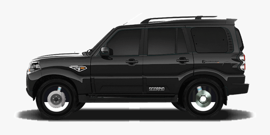 Slide Background - Mahindra Scorpio 2014 Black, HD Png Download, Free Download