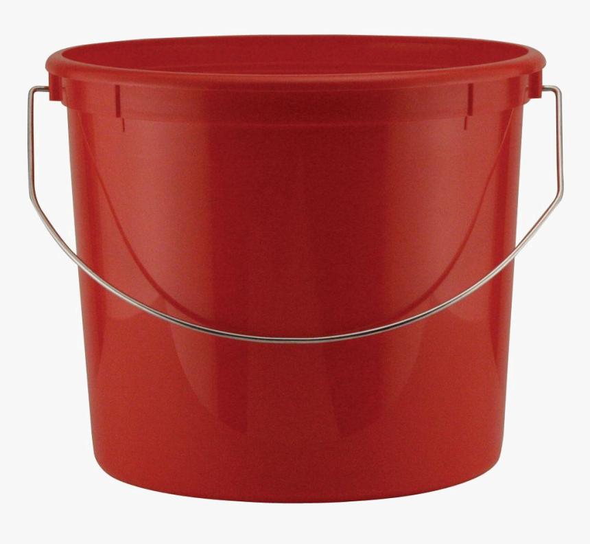 Plastic Bucket Transparent Images - 5 Quart Plastic Buckets With Handles, HD Png Download, Free Download