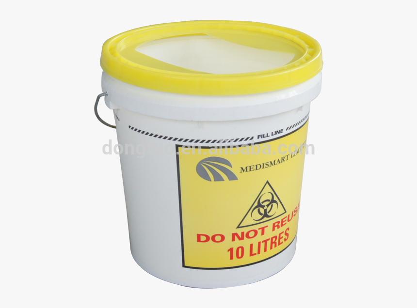 10 Liter Colorful Plastic Buckets, Bucket Plastic, - Plastic, HD Png Download, Free Download