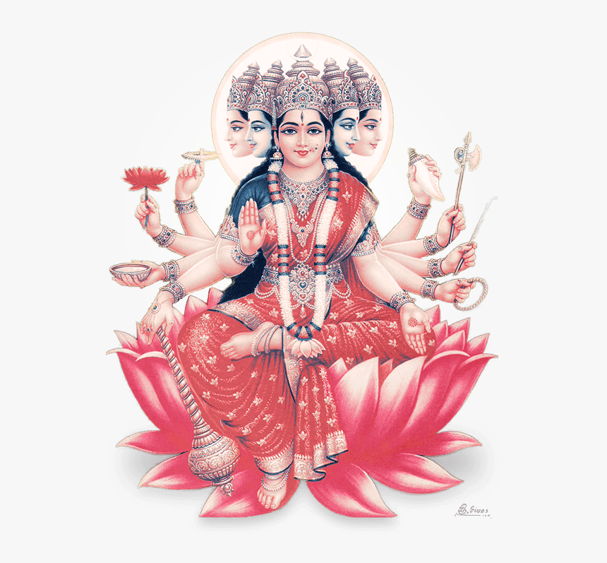 Sri Gayathri Devi - God Gayatri Devi Png, Transparent Png, Free Download