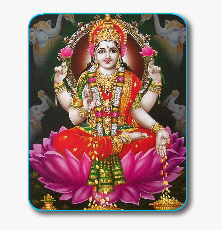 Good Morning Images Of Goddess Mahalaxmi, HD Png Download, Free Download