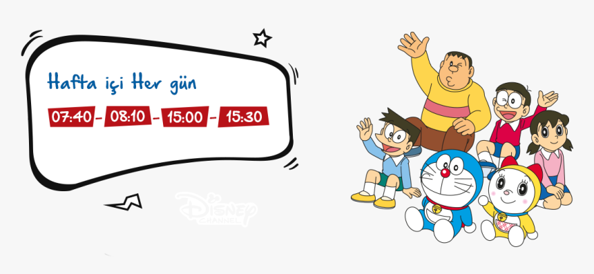 Doraemon Yayin Saatleri - Doraemon, HD Png Download, Free Download