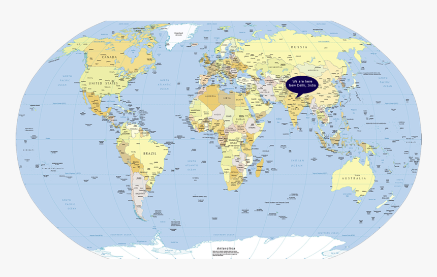 Map Of The World, HD Png Download, Free Download