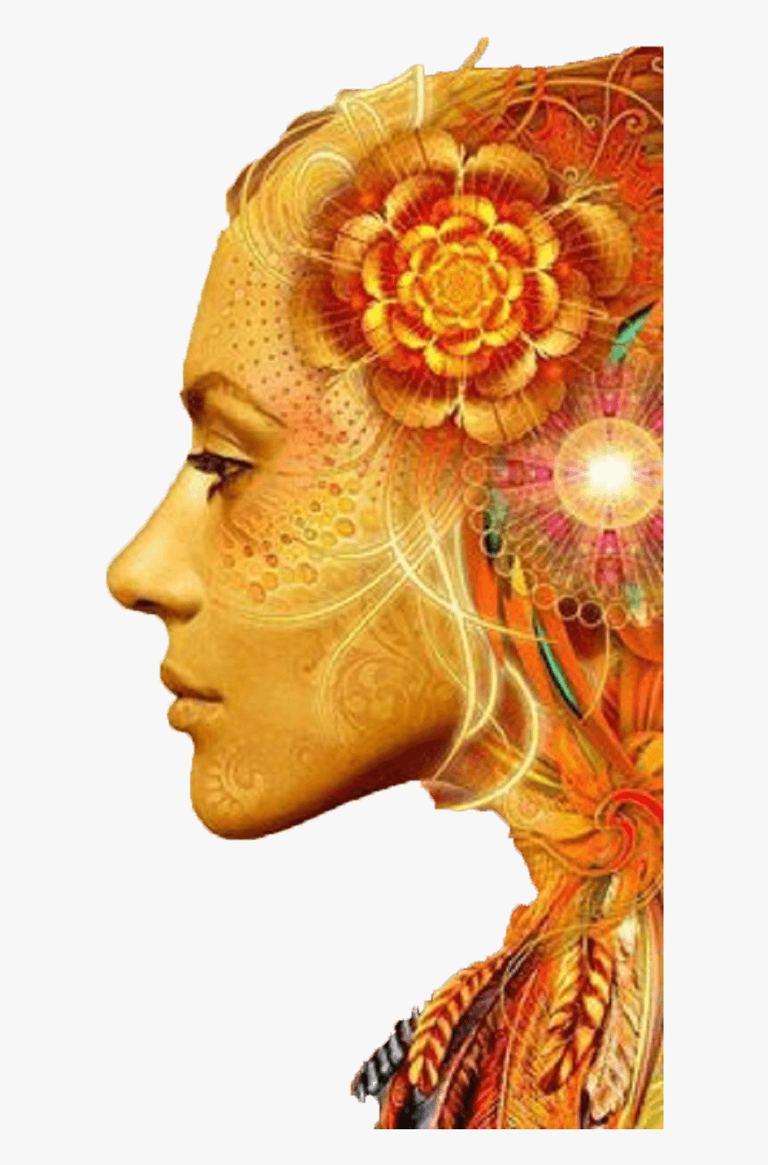 Spiritual Awakening Woman Art, HD Png Download, Free Download