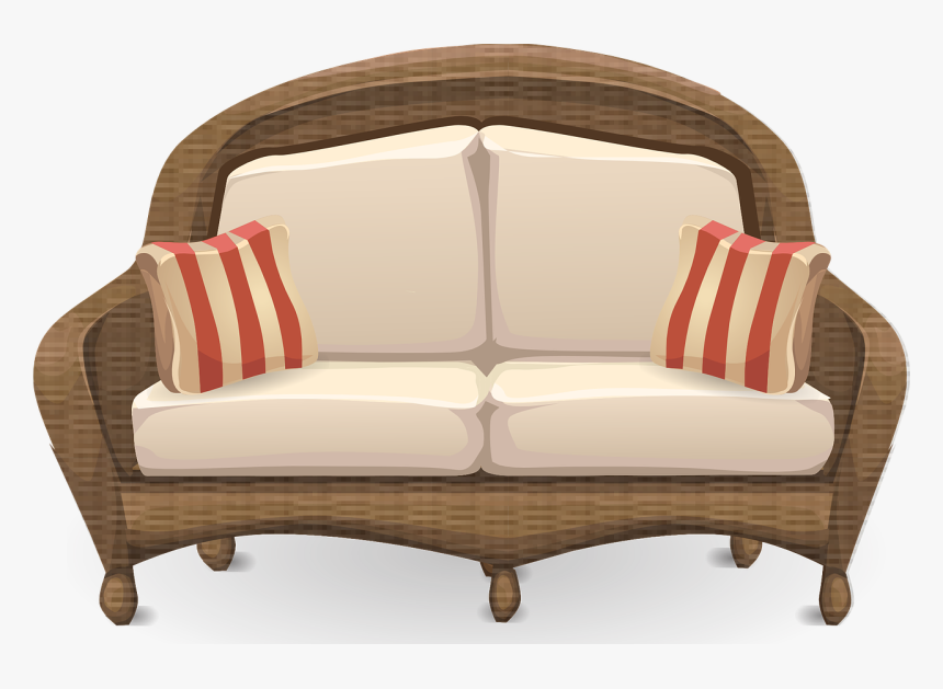 Sofa Clipart Couch Png, Transparent Png, Free Download
