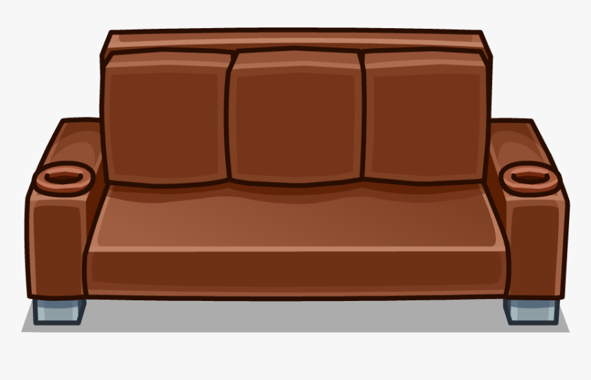 Image Brown Designer In - Studio Couch, HD Png Download, Free Download