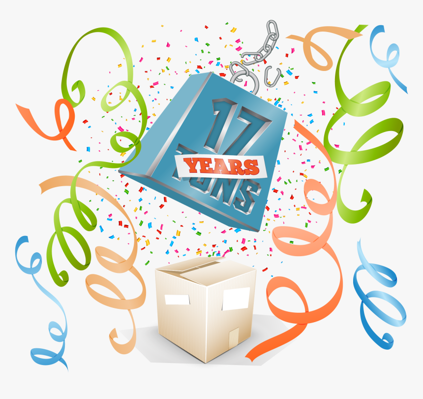 17years-slider - Celebrating 17 Years In Business, HD Png Download, Free Download