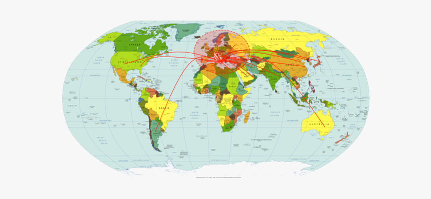 Image - East Side Of World Map, HD Png Download, Free Download