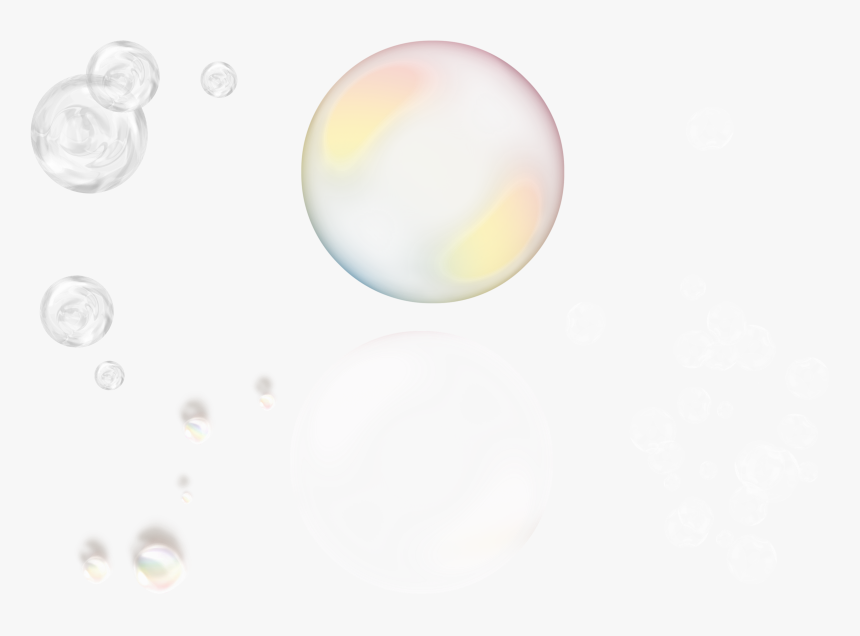 Drawing Bubbles Ubisafe Realistic - Transparent Background Bubble Overlay Png Free, Png Download, Free Download