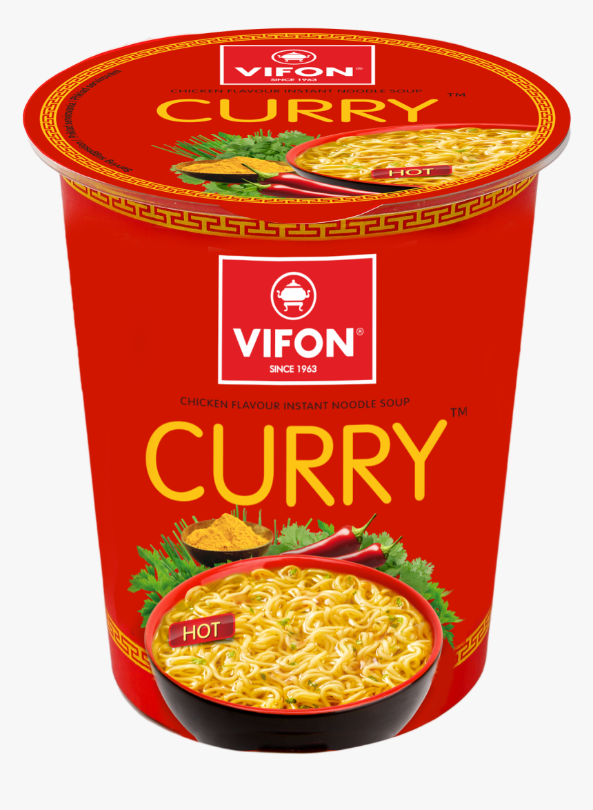 Zupka Chińska Kurczak Curry - Vifon Noodles, HD Png Download, Free Download