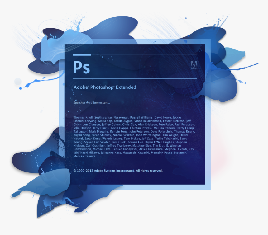 Cs6 Start-up - Adobe Photoshop Cs6 .png, Transparent Png, Free Download