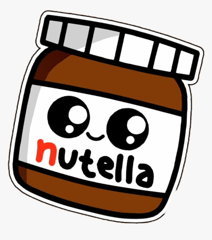 Popular And Trending Nutella Stickers On Picsart - Cute Nutella, HD Png Download, Free Download