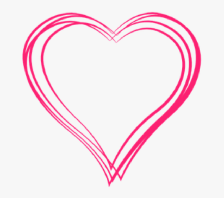 Heart, Png Picsart - Transparent Heart Sketch Png, Png Download, Free Download
