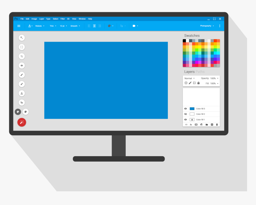 Photoshop Material Design, HD Png Download, Free Download