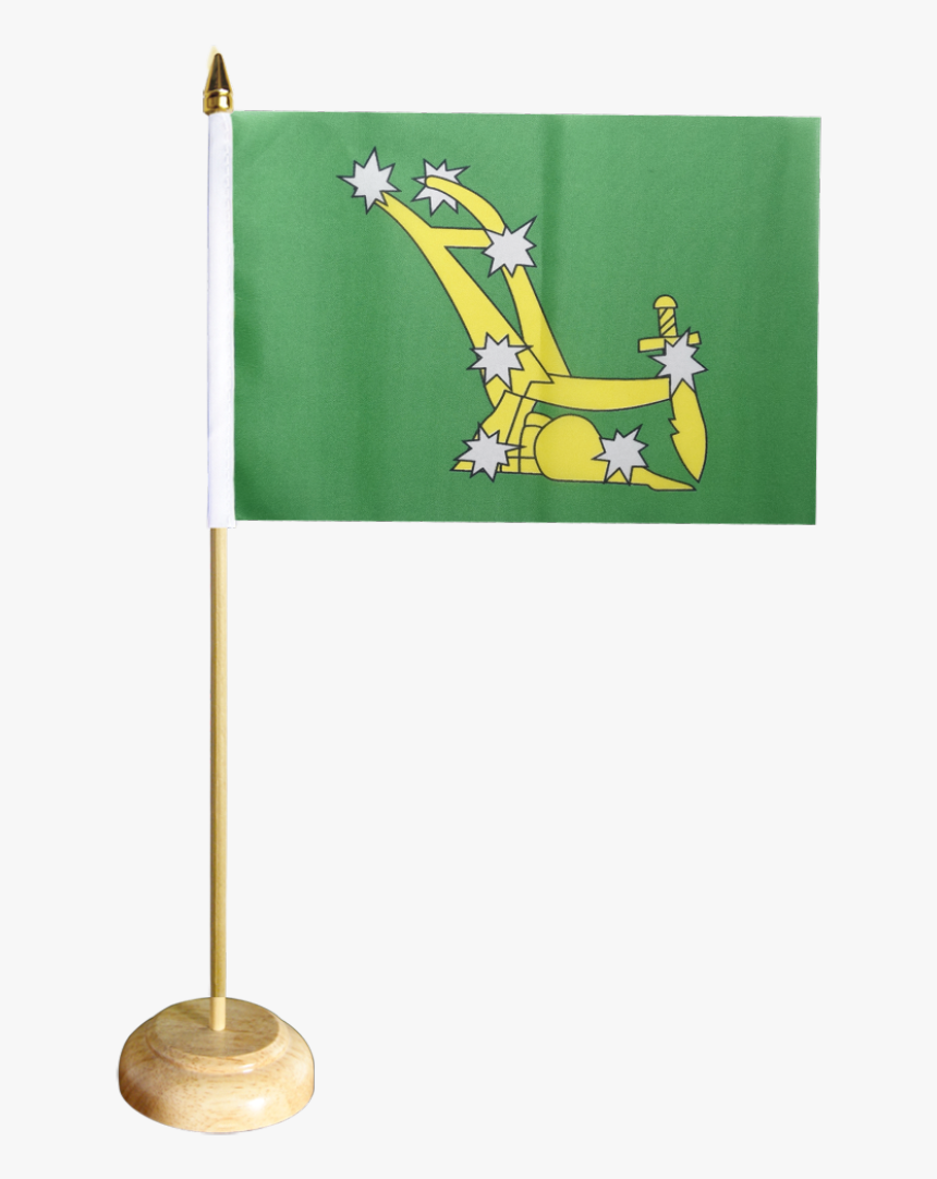 Ireland Starry Plough Green 1916 1934 Table Flag - Cartoon, HD Png Download, Free Download