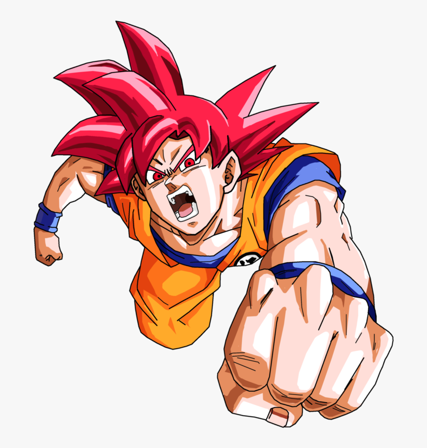 God Png Images - Goku Ssj Dios Png, Transparent Png, Free Download