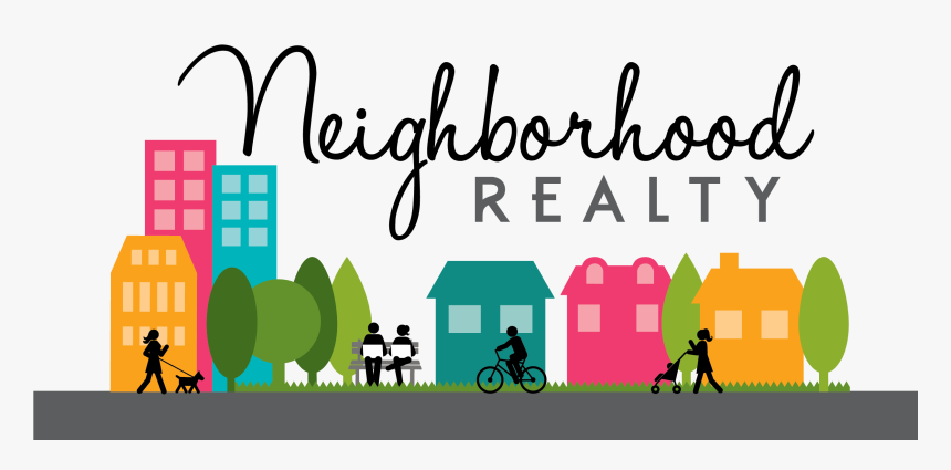 Neighborhood Realty Vector Graphics Clip Art Illustration - Silhouette Free Neighborhood Clipart, HD Png Download, Free Download